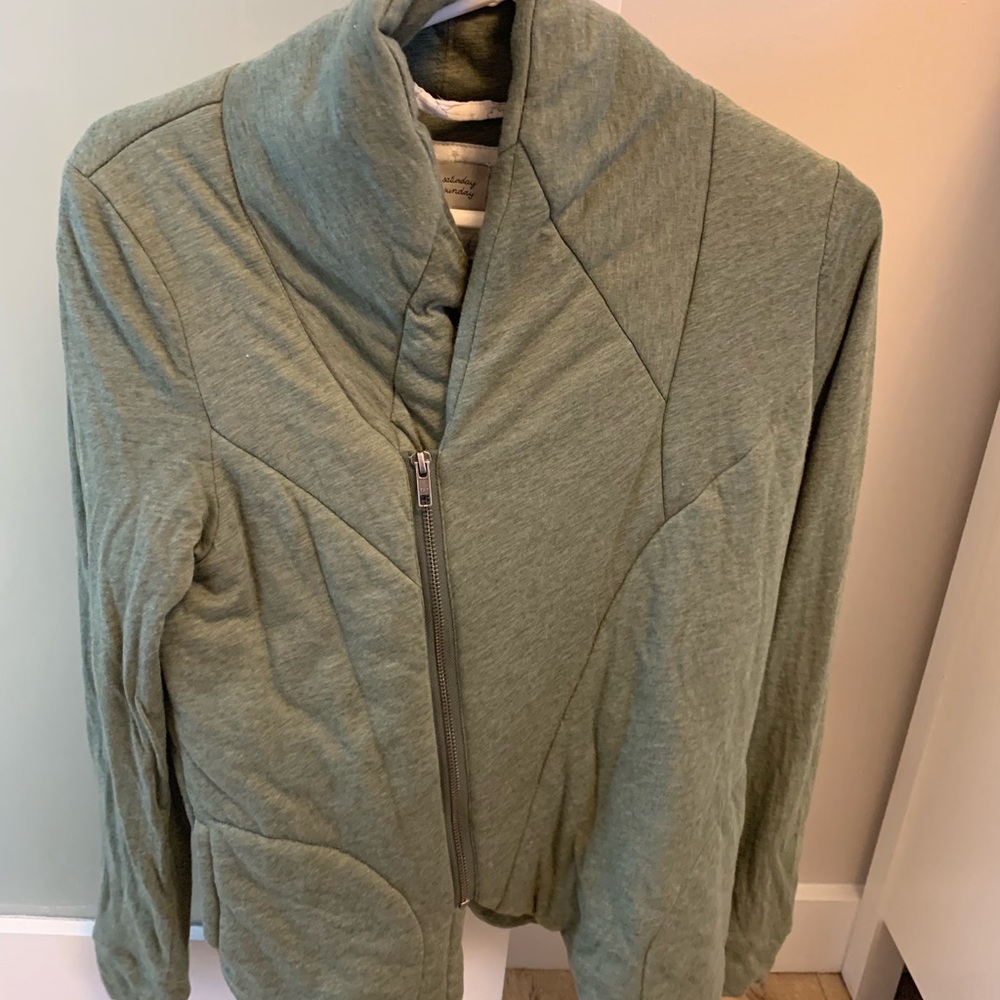 Anthropologie Saturday Sunday Soft Green Jacket